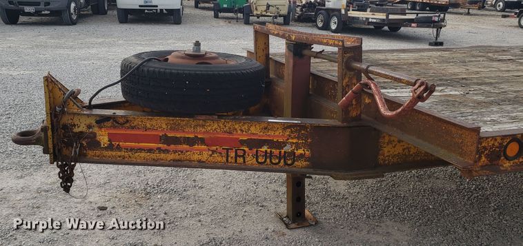 image for item GA9352 1985 CZ Engineering CZ20KT equipment trailer