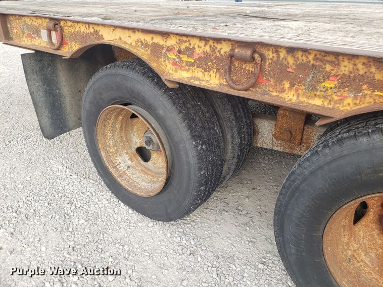 image for item GA9352 1985 CZ Engineering CZ20KT equipment trailer