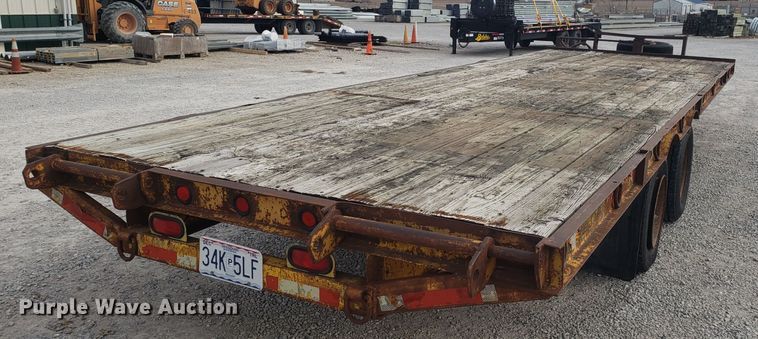 image for item GA9352 1985 CZ Engineering CZ20KT equipment trailer