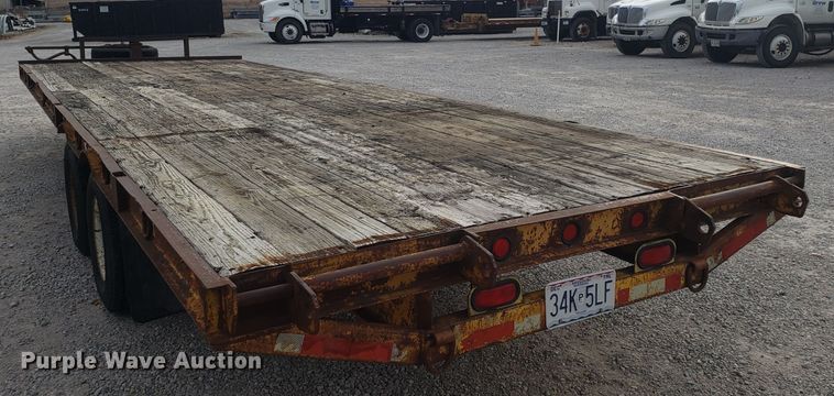 image for item GA9352 1985 CZ Engineering CZ20KT equipment trailer