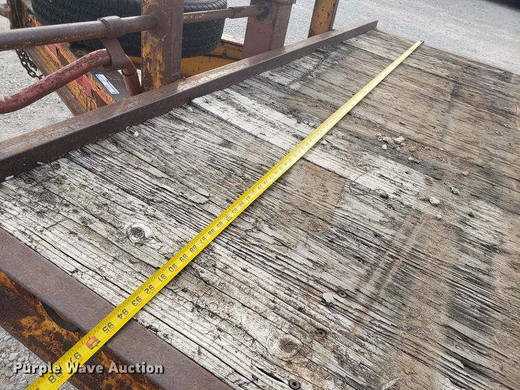 image for item GA9352 1985 CZ Engineering CZ20KT equipment trailer