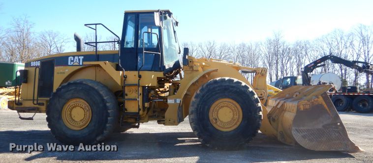 image for item GB9543 1998 Caterpillar 980G wheel loader