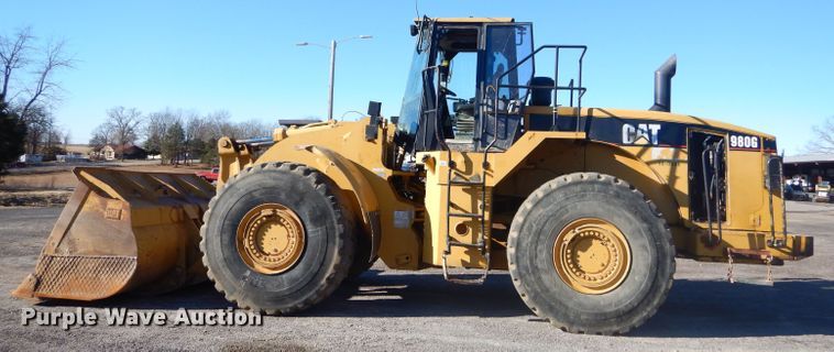 image for item GB9543 1998 Caterpillar 980G wheel loader