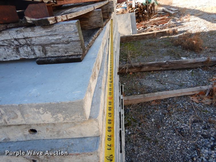 image for item GC9413 Approximately 98 aluminum concrete forms