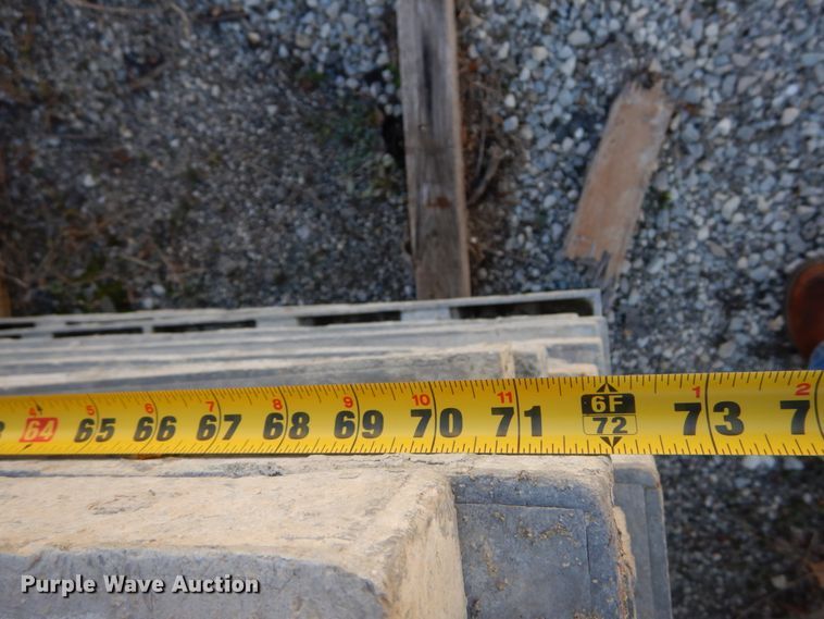 image for item GC9413 Approximately 98 aluminum concrete forms