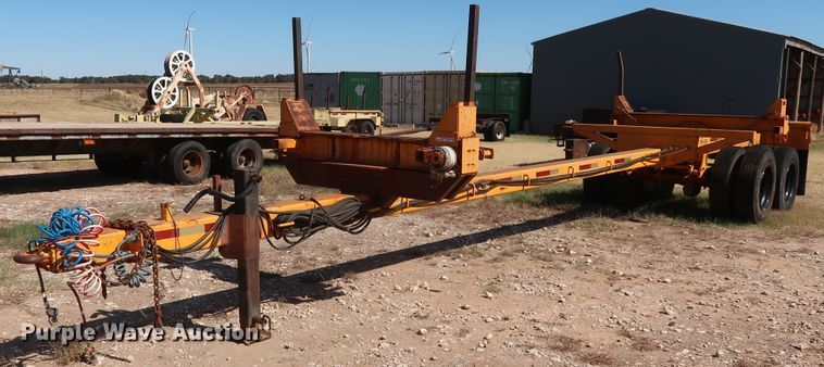 image for item GD9762 1998 shop built pole trailer