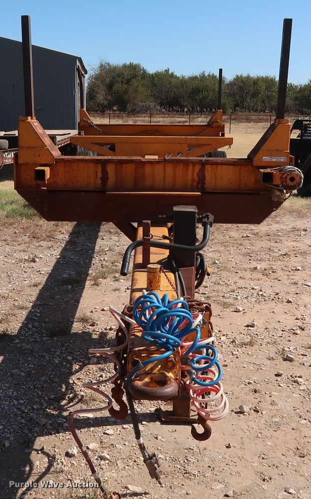 image for item GD9762 1998 shop built pole trailer