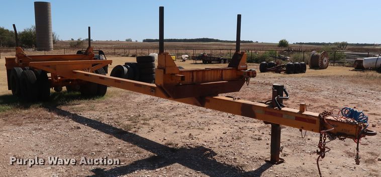 image for item GD9762 1998 shop built pole trailer