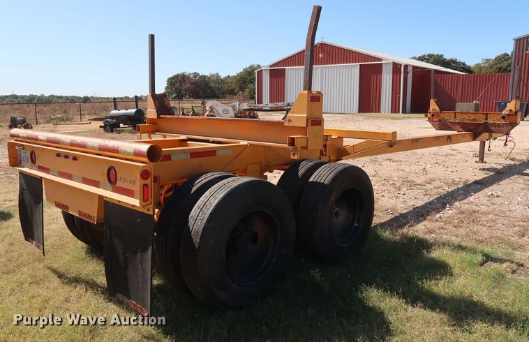 image for item GD9762 1998 shop built pole trailer