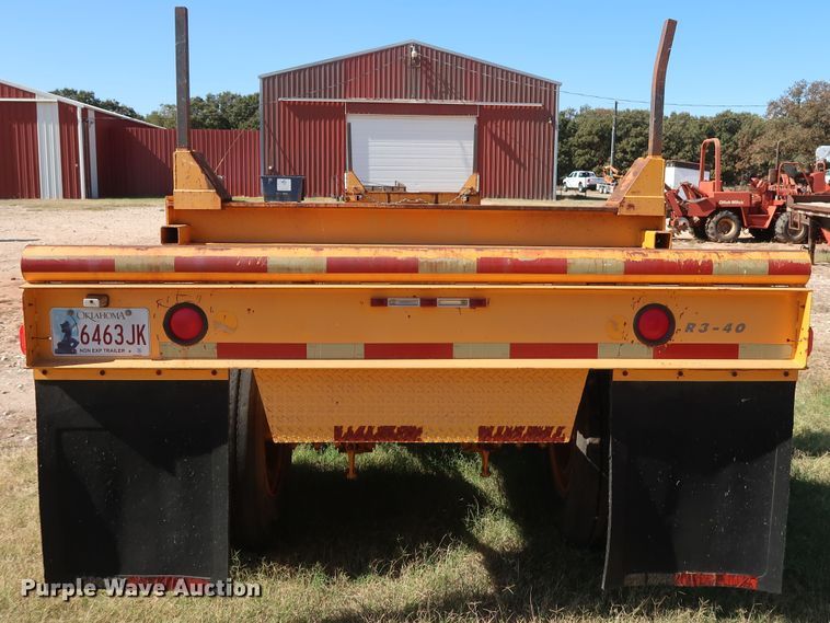 image for item GD9762 1998 shop built pole trailer