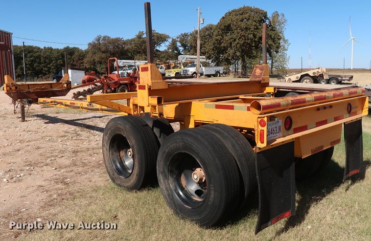 image for item GD9762 1998 shop built pole trailer