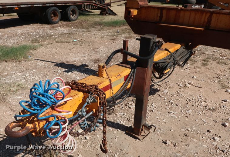 image for item GD9762 1998 shop built pole trailer