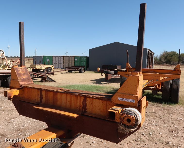 image for item GD9762 1998 shop built pole trailer