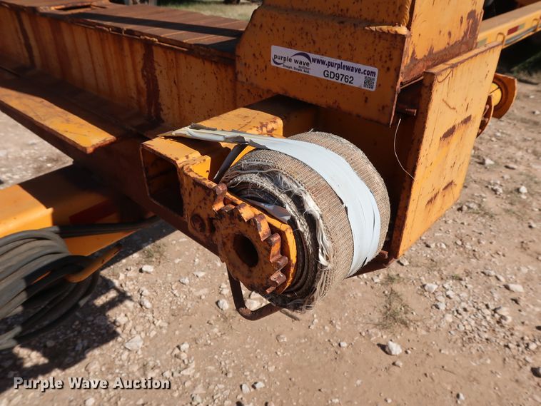 image for item GD9762 1998 shop built pole trailer