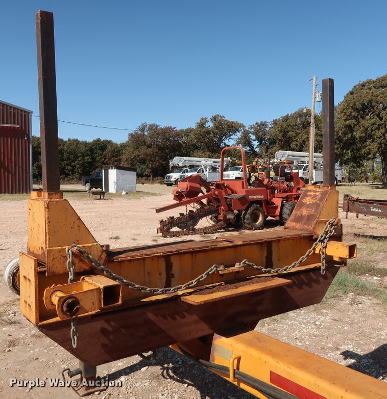 image for item GD9762 1998 shop built pole trailer