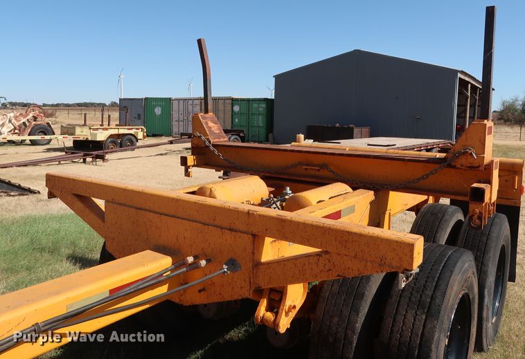 image for item GD9762 1998 shop built pole trailer