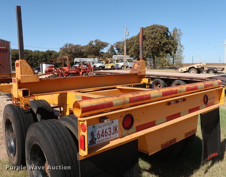 image for item GD9762 1998 shop built pole trailer