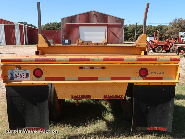 image for item GD9762 1998 shop built pole trailer