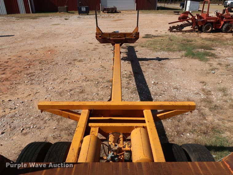 image for item GD9762 1998 shop built pole trailer