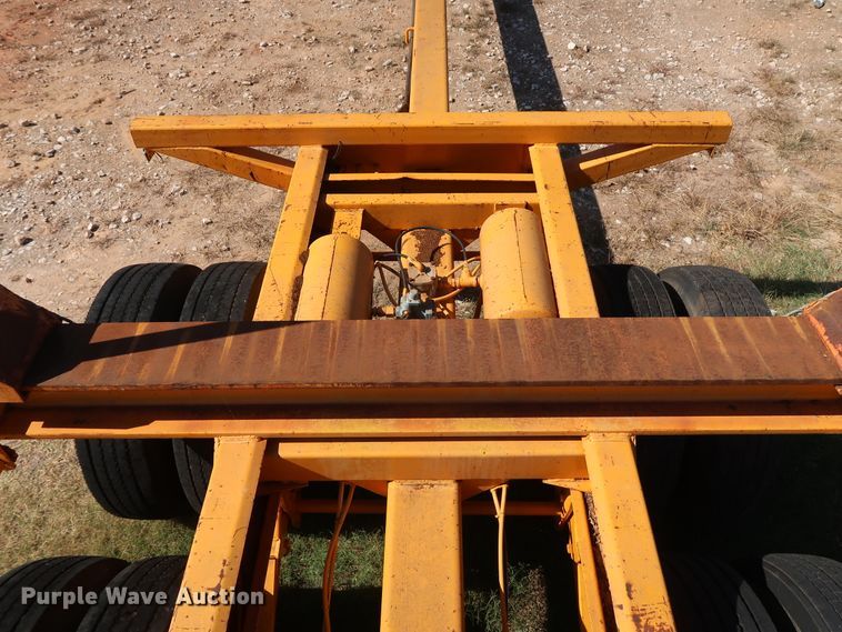 image for item GD9762 1998 shop built pole trailer
