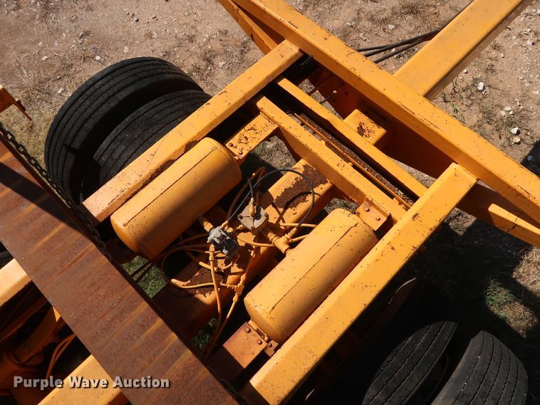 image for item GD9762 1998 shop built pole trailer