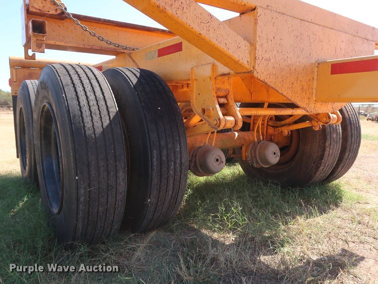 image for item GD9762 1998 shop built pole trailer