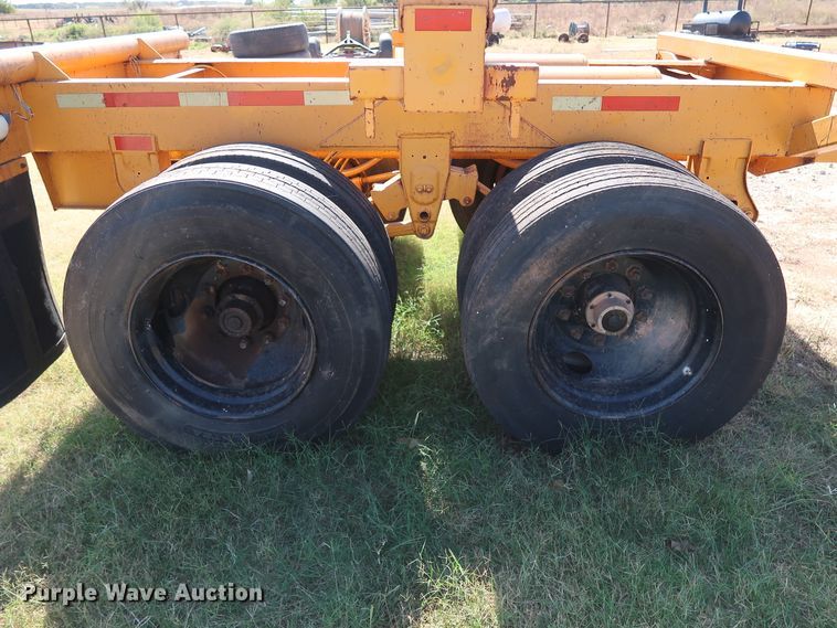 image for item GD9762 1998 shop built pole trailer