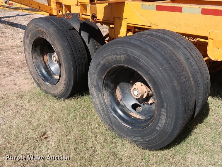 image for item GD9762 1998 shop built pole trailer