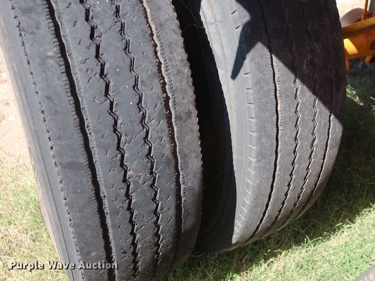 image for item GD9762 1998 shop built pole trailer