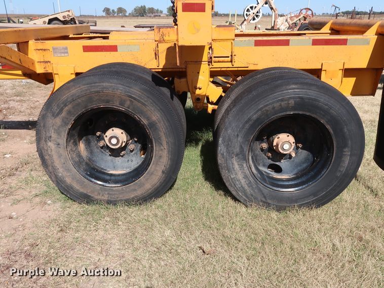 image for item GD9762 1998 shop built pole trailer