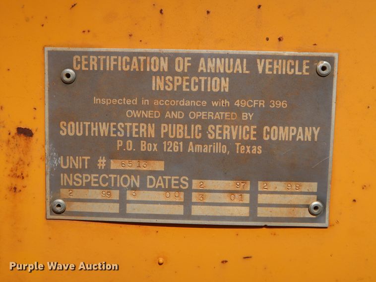 image for item GD9762 1998 shop built pole trailer