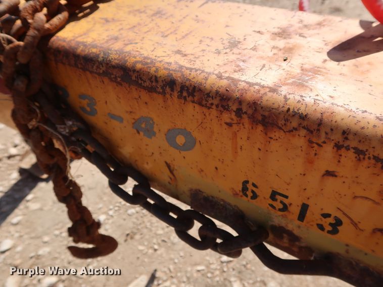 image for item GD9762 1998 shop built pole trailer