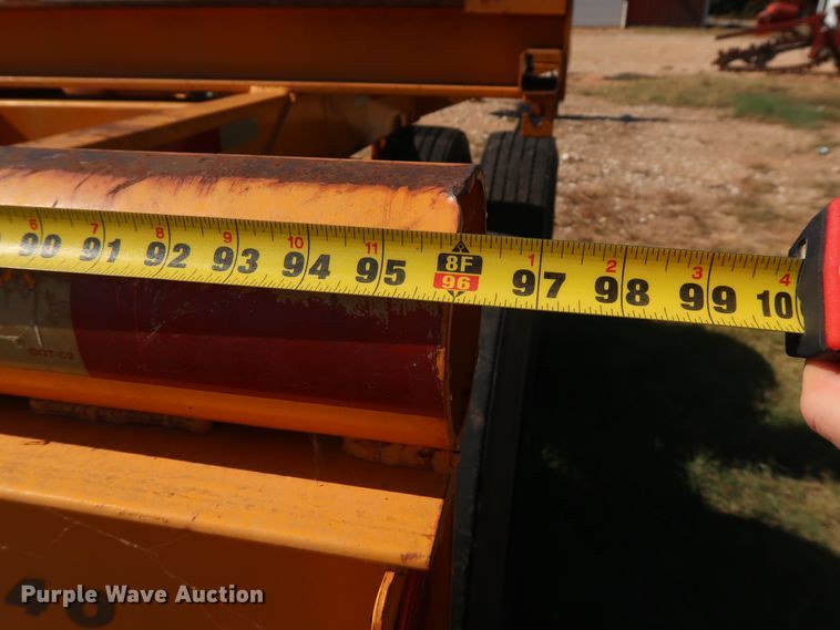 image for item GD9762 1998 shop built pole trailer