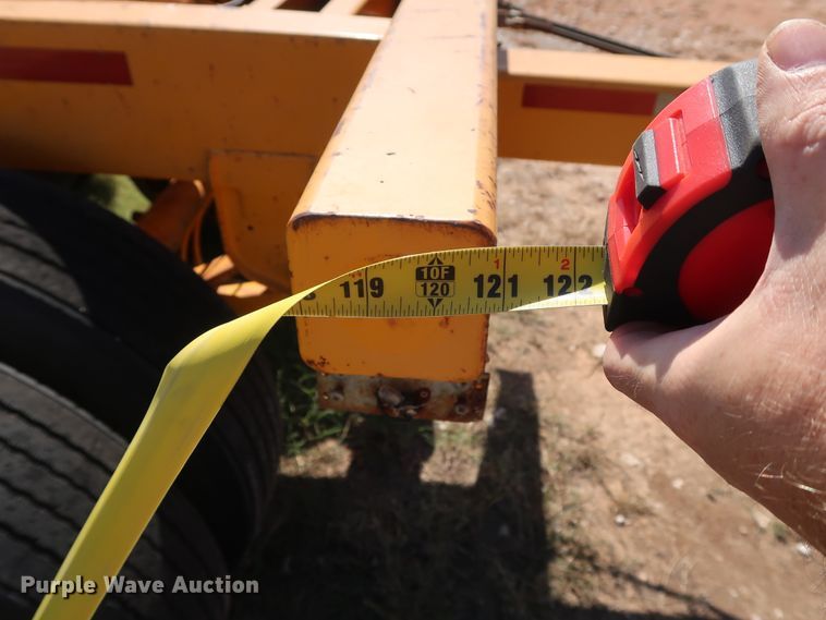 image for item GD9762 1998 shop built pole trailer