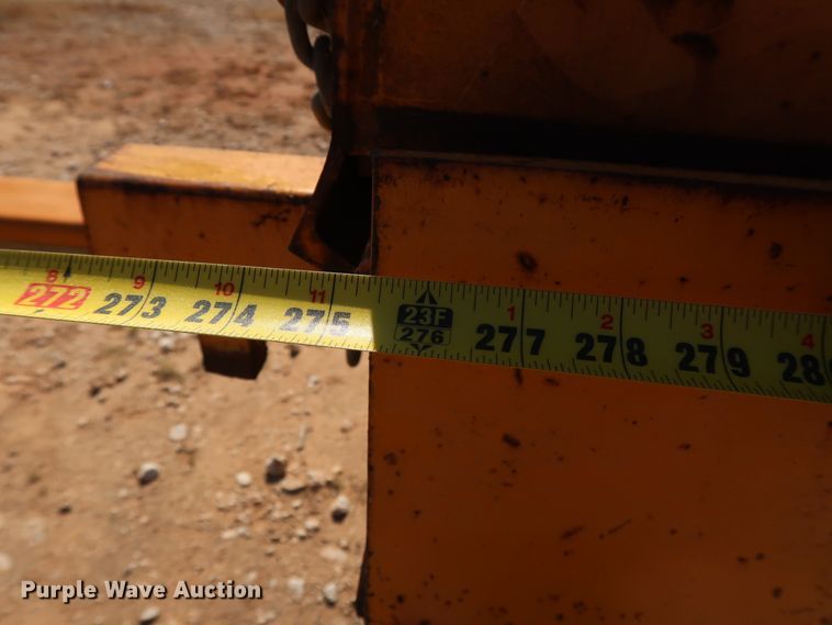 image for item GD9762 1998 shop built pole trailer