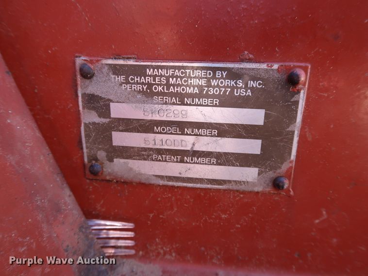 image for item GD9763 1993 Ditch Witch 5110DD trencher