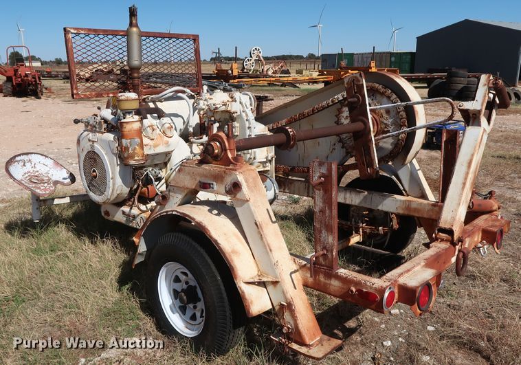 image for item GD9764 Pengo Hydra Pull reel trailer