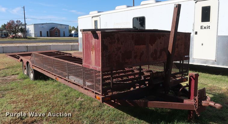 image for item GD9818 Shop built tilt deck equipment trailer