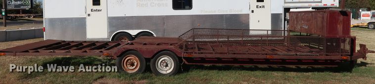 image for item GD9818 Shop built tilt deck equipment trailer