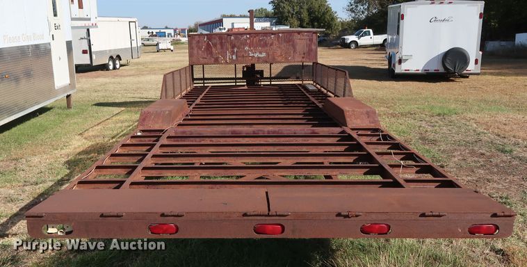 image for item GD9818 Shop built tilt deck equipment trailer