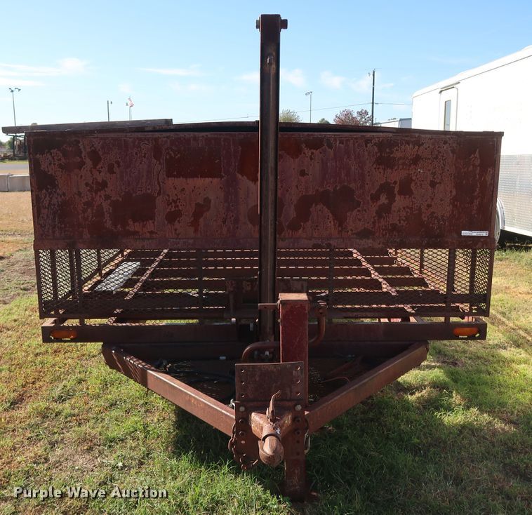 image for item GD9818 Shop built tilt deck equipment trailer