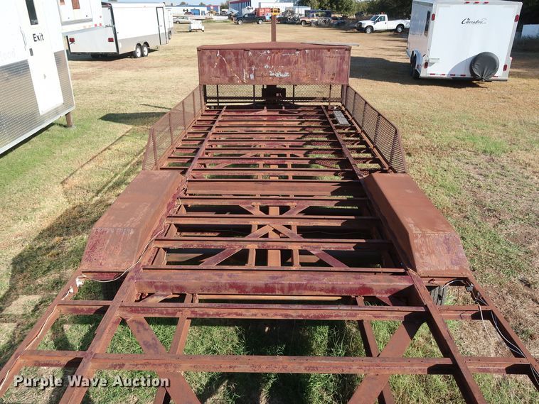 image for item GD9818 Shop built tilt deck equipment trailer