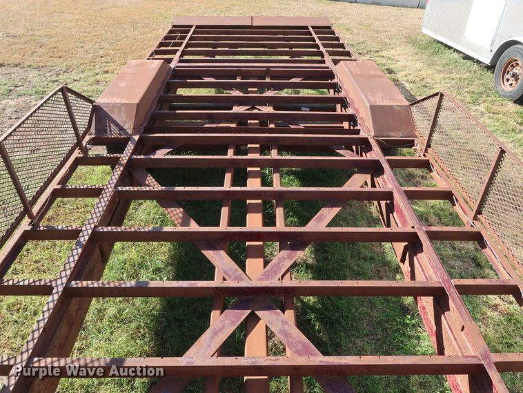 image for item GD9818 Shop built tilt deck equipment trailer