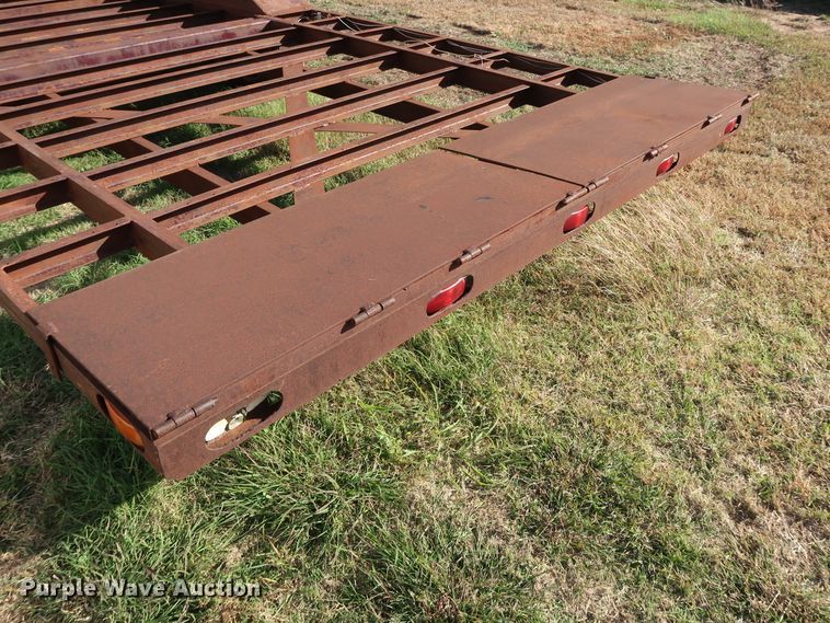 image for item GD9818 Shop built tilt deck equipment trailer