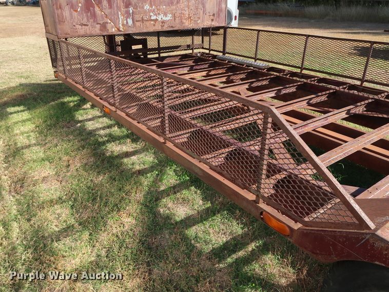 image for item GD9818 Shop built tilt deck equipment trailer