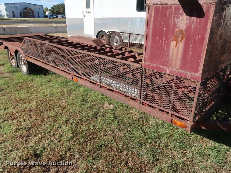 image for item GD9818 Shop built tilt deck equipment trailer