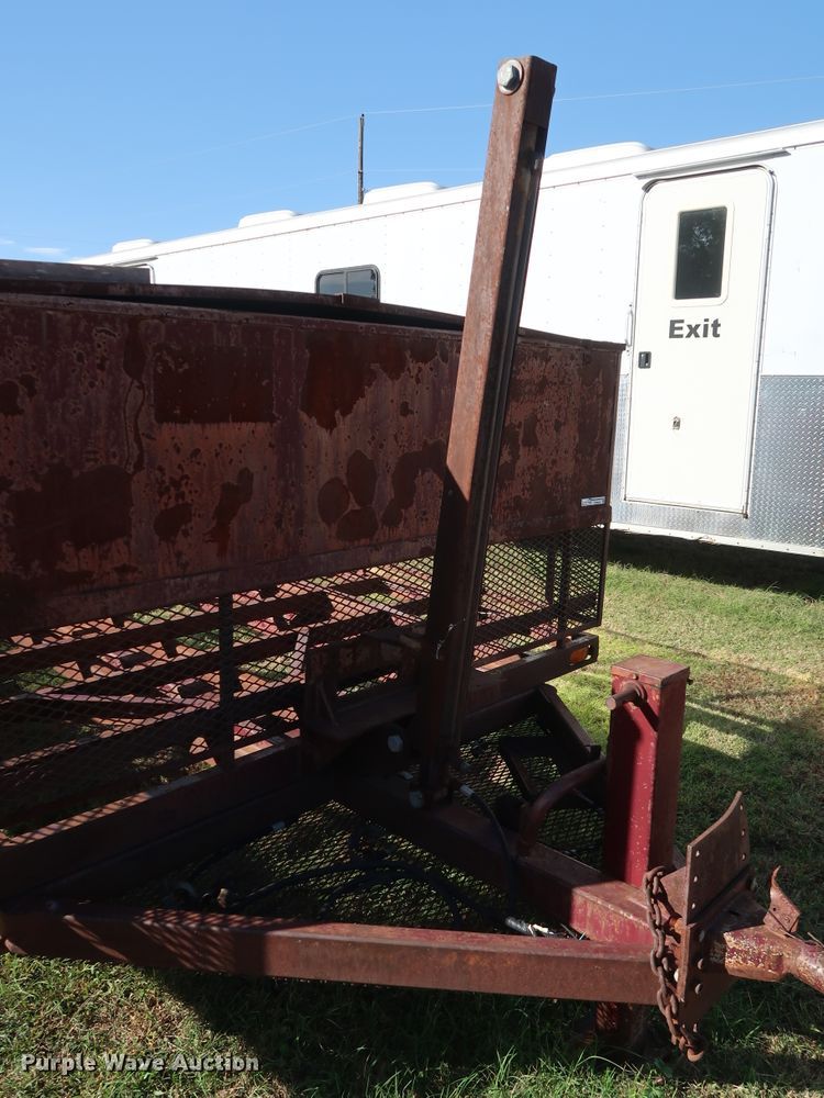 image for item GD9818 Shop built tilt deck equipment trailer
