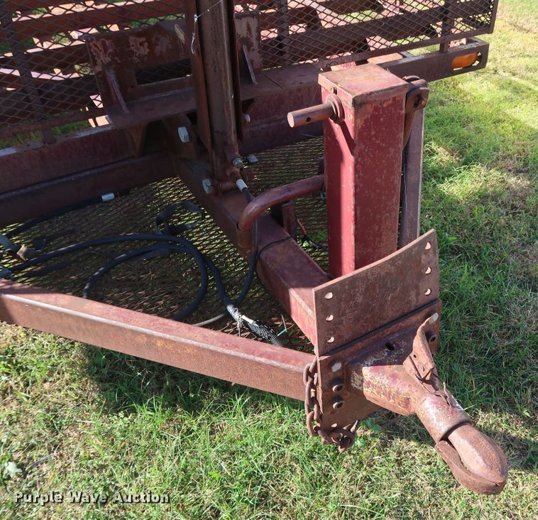 image for item GD9818 Shop built tilt deck equipment trailer