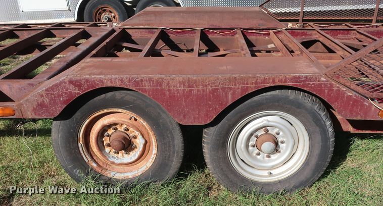 image for item GD9818 Shop built tilt deck equipment trailer
