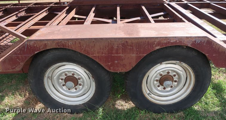 image for item GD9818 Shop built tilt deck equipment trailer